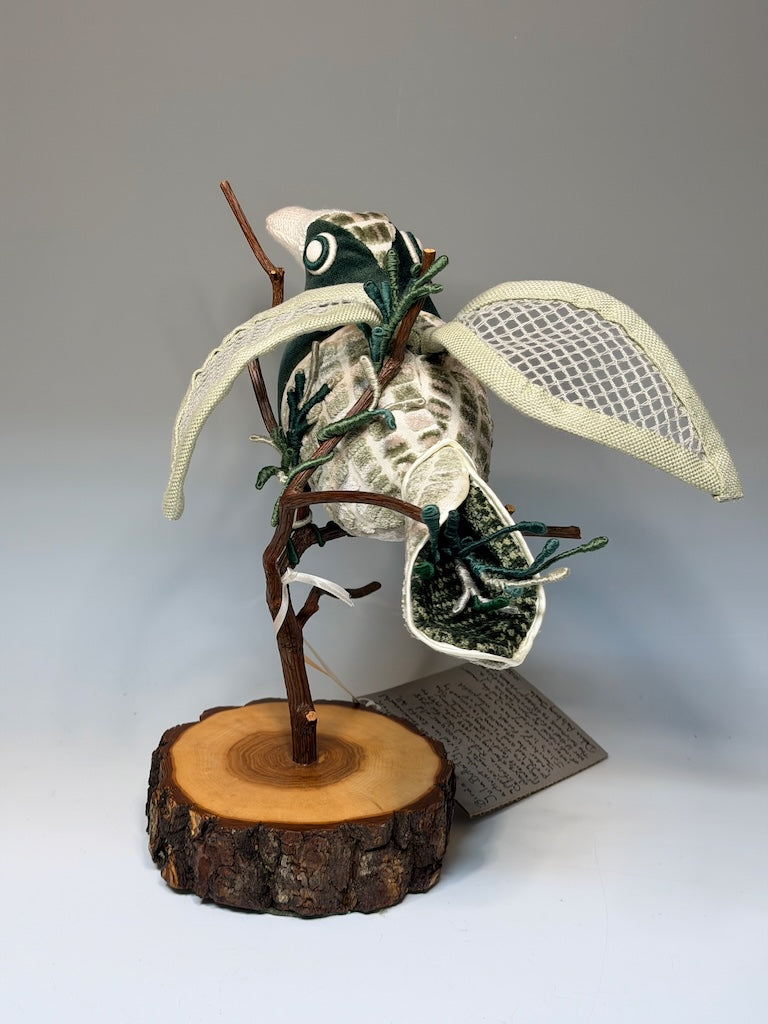 "JULIA" MIXED MEDIA SOFT SCULPTURE