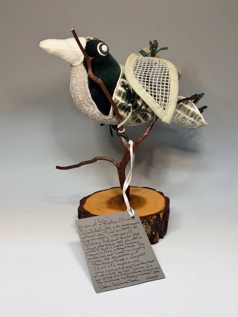 "JULIA" MIXED MEDIA SOFT SCULPTURE