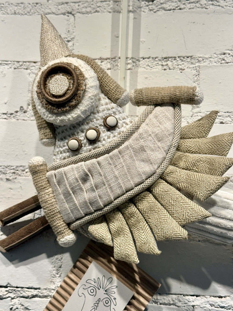 "LOUISE" MIXED MEDIA SOFT SCULPTURE