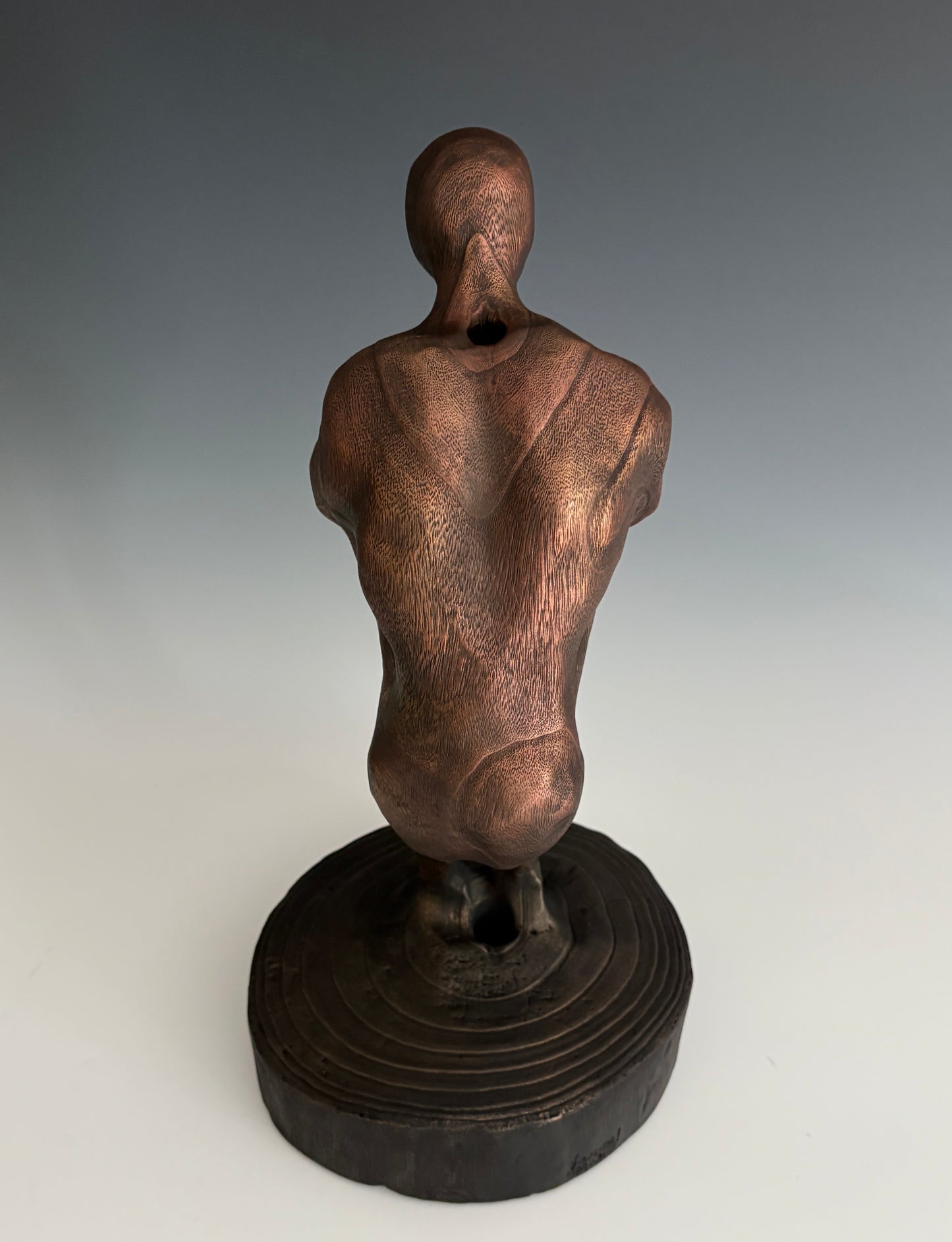 "DIVERGENCE" HAND CARVED PAULOWNIA SCULPTURE