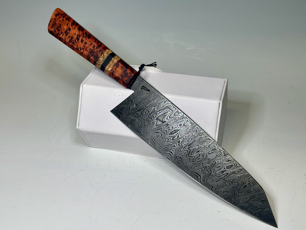 8" DAMASCUS CHEF KNIFE EO1560