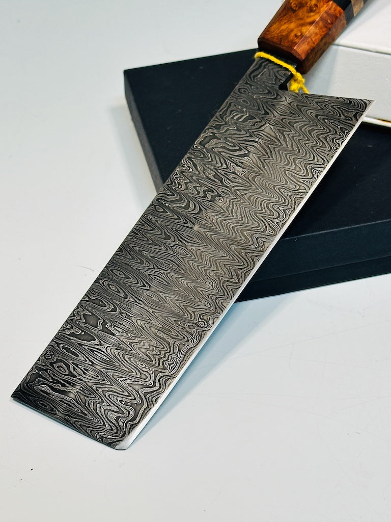 6" DAMASCUS NAKIRI KNIFE EO1563