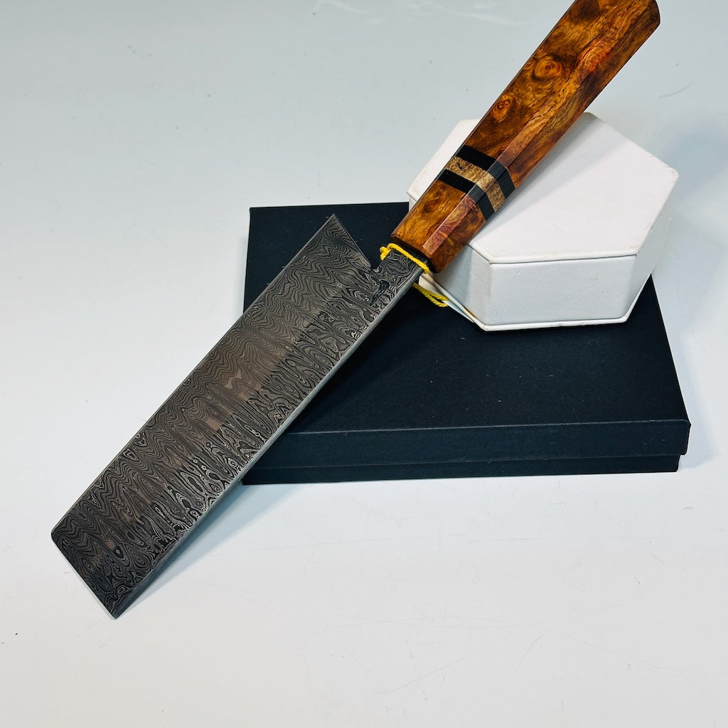 6" DAMASCUS NAKIRI KNIFE EO1563