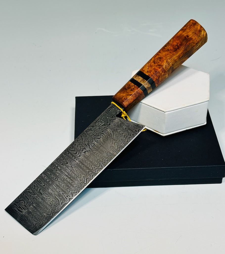 6" DAMASCUS NAKIRI KNIFE EO1563