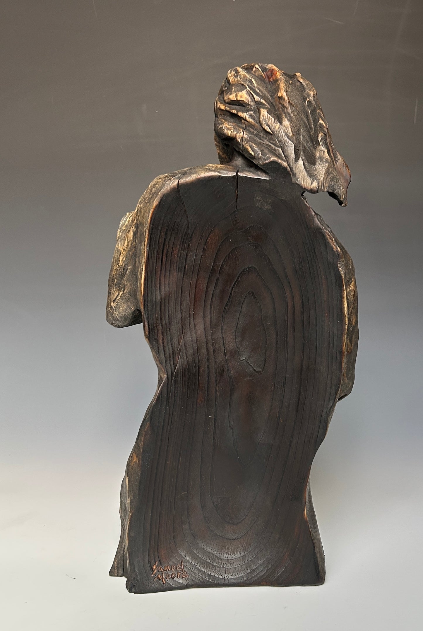 "EMPATHY'S SONG" WHITE PINE WOOD SCULPTURE