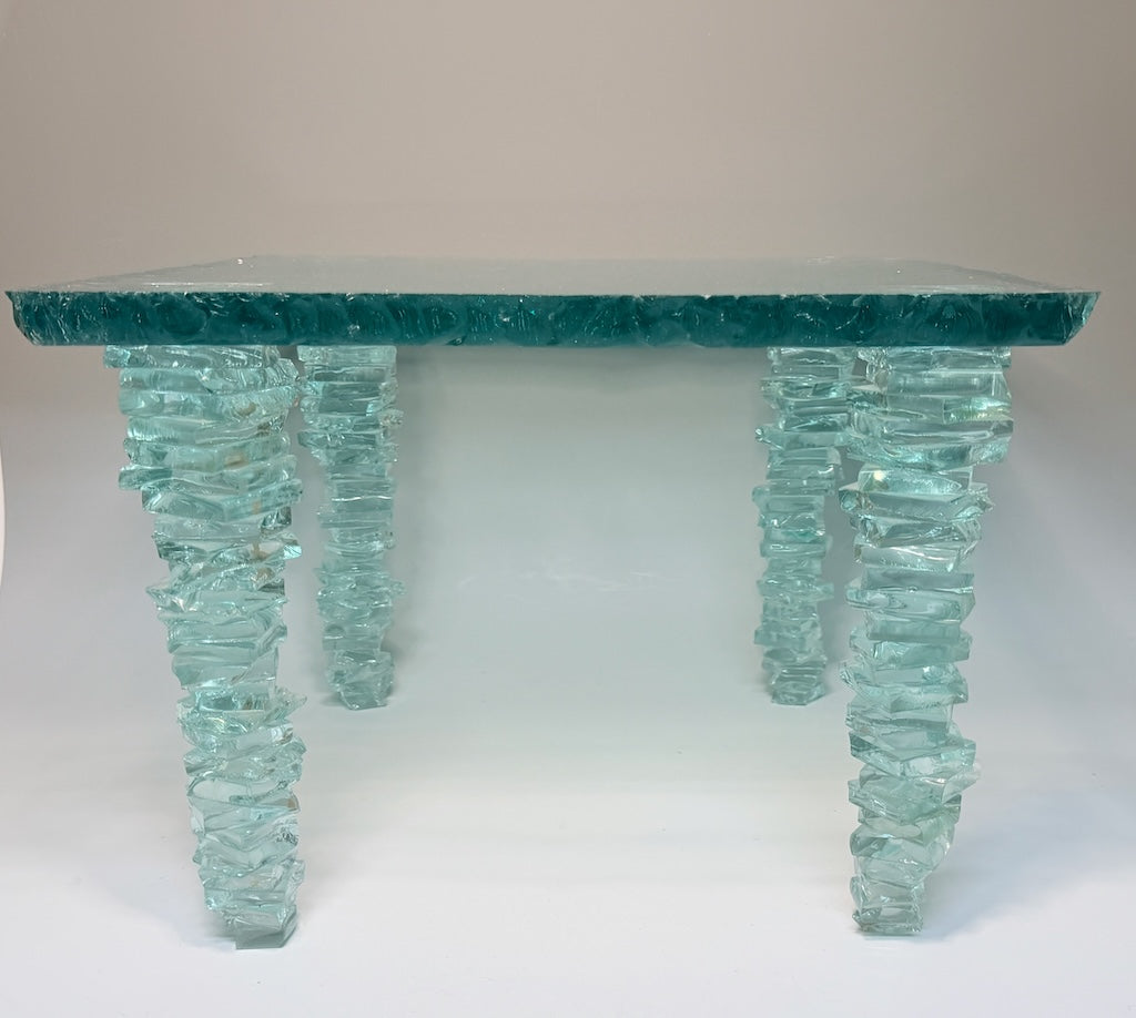 LARGE CLEAR GLASS TABLE FM62601