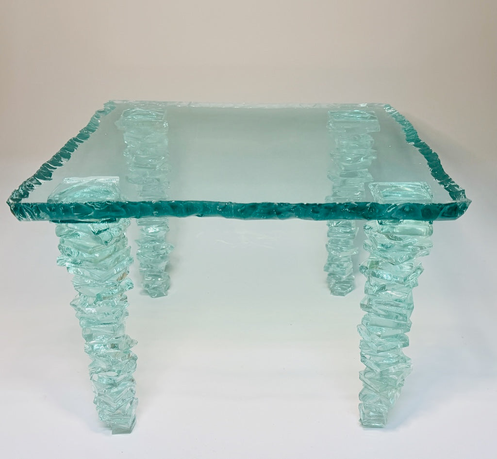 LARGE CLEAR GLASS TABLE FM62601