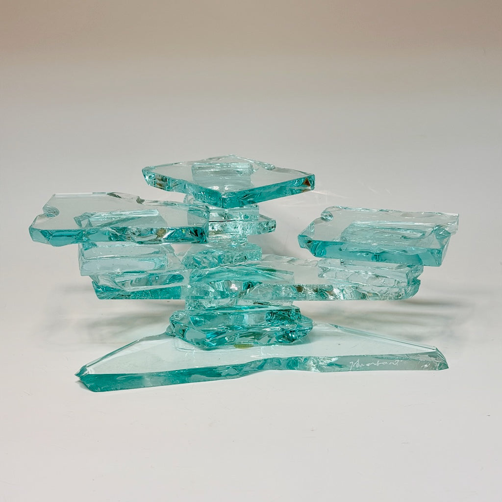3 TOP GREEN CANDELABRA STAND FM62603