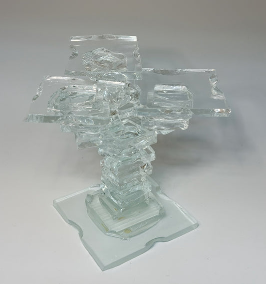 3 TOP CLEAR CANDELABRA STAND FM62608
