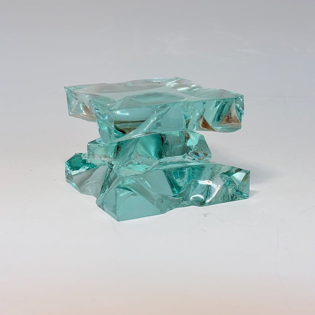 SMALL FUSED GLASS CANDLE STAND FMST