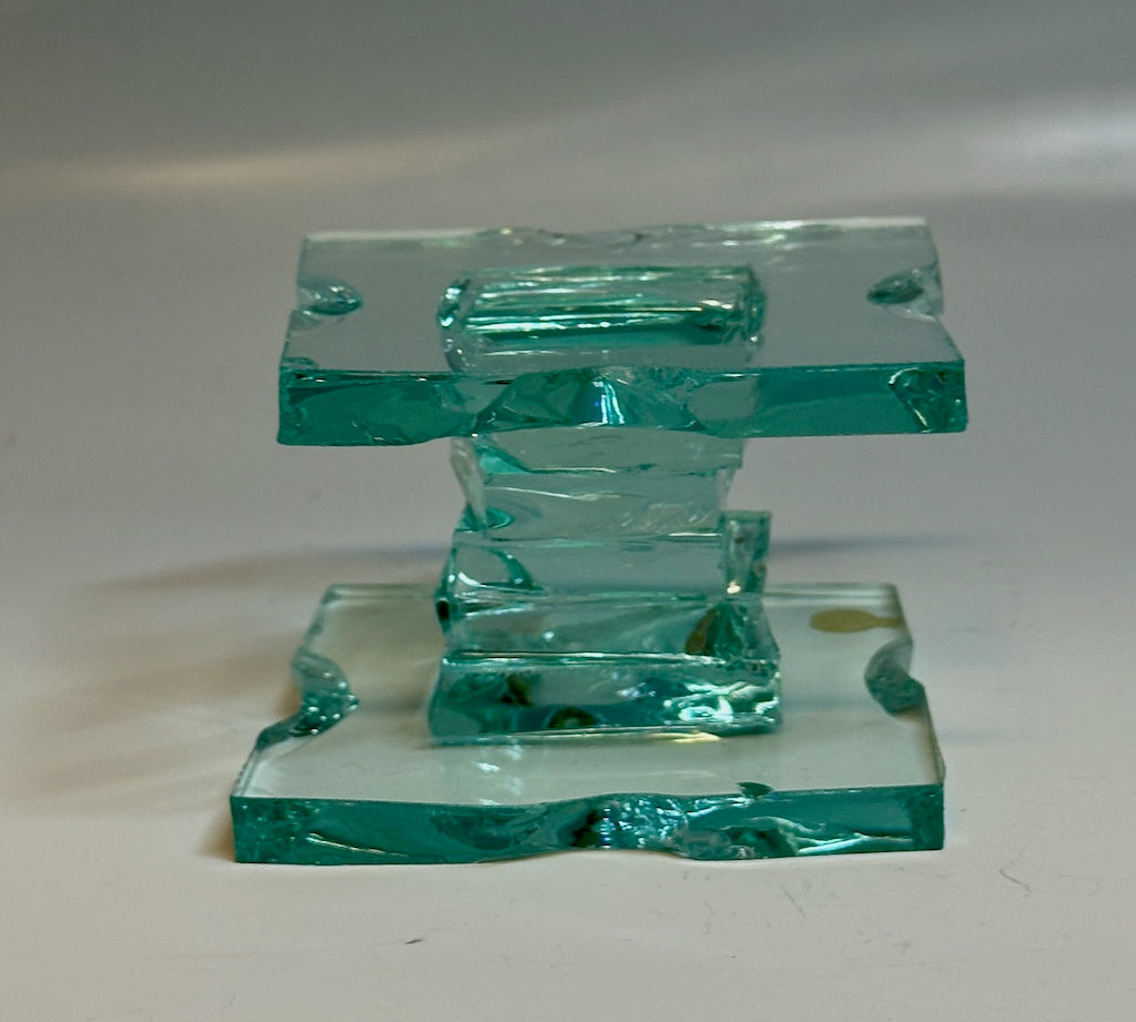 Extra Large Fused Glass Candle Stand FM006