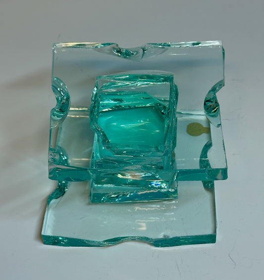 Extra Large Fused Glass Candle Stand FM006