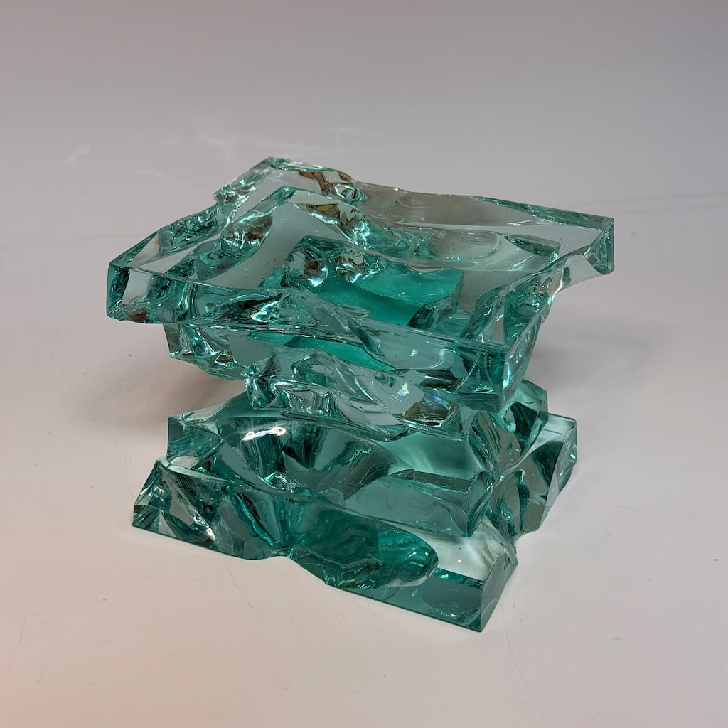 EXTRA LARGE FUSED GLASS CANDLE STAND FMXLST