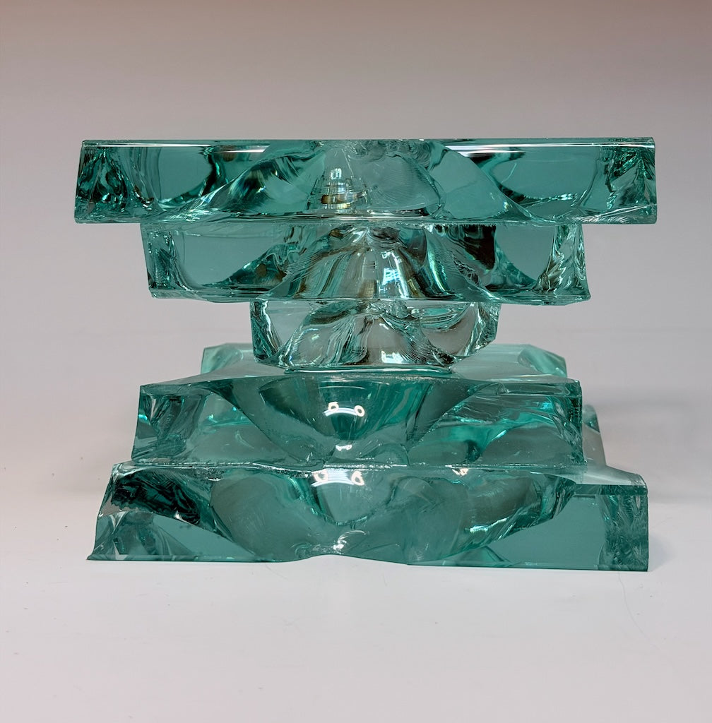 EXTRA EXTRA LARGE FUSED GLASS CANDLE STAND FMXXLST