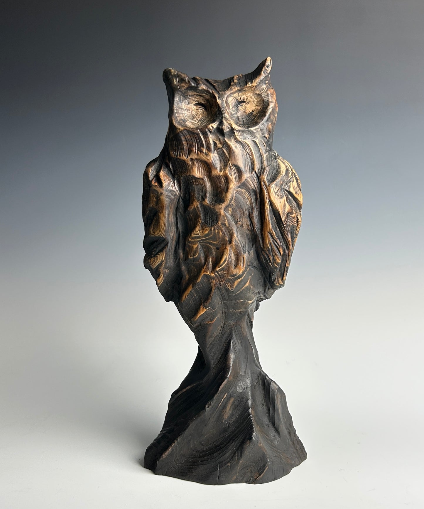 "FIRST CRUSH VII" HEMLOCK WOOD SCULPTURE