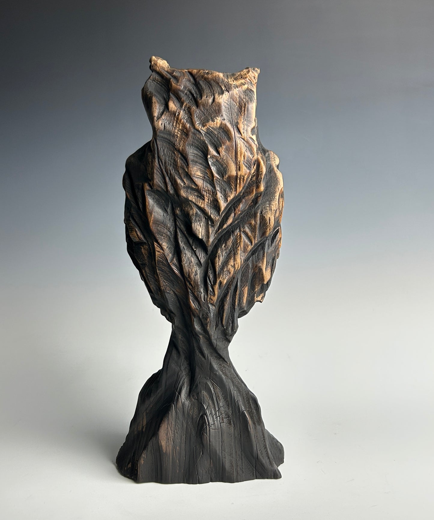 "FIRST CRUSH VII" HEMLOCK WOOD SCULPTURE