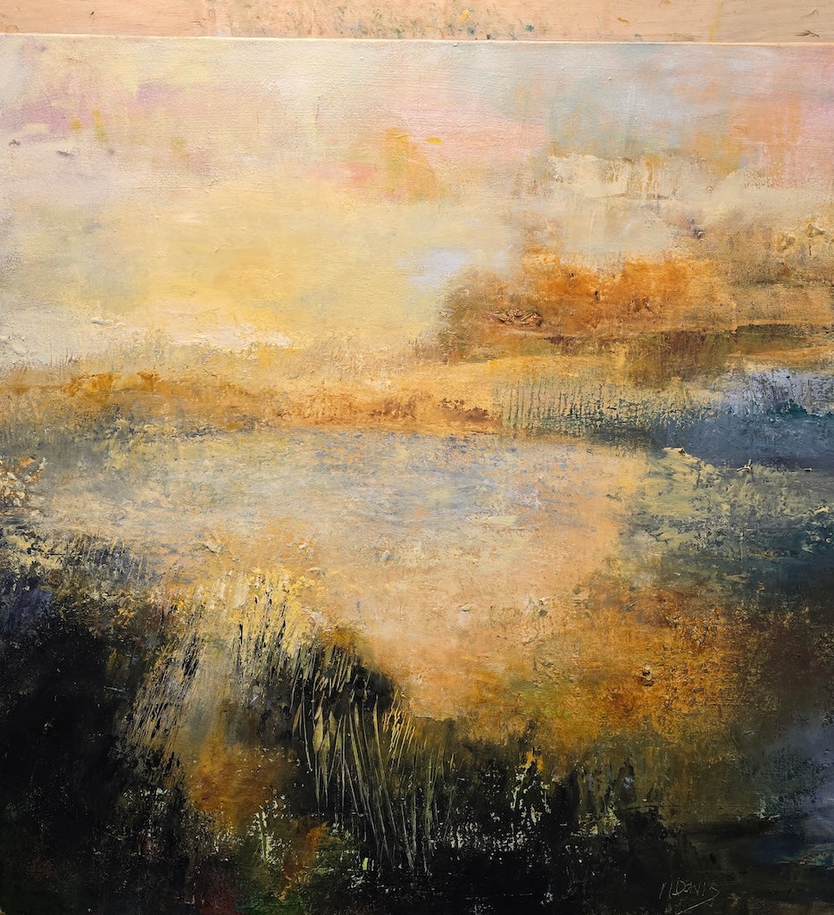 "GOLDEN AFTERNOON" ORIGINAL OIL PAINTING ON CANVAS