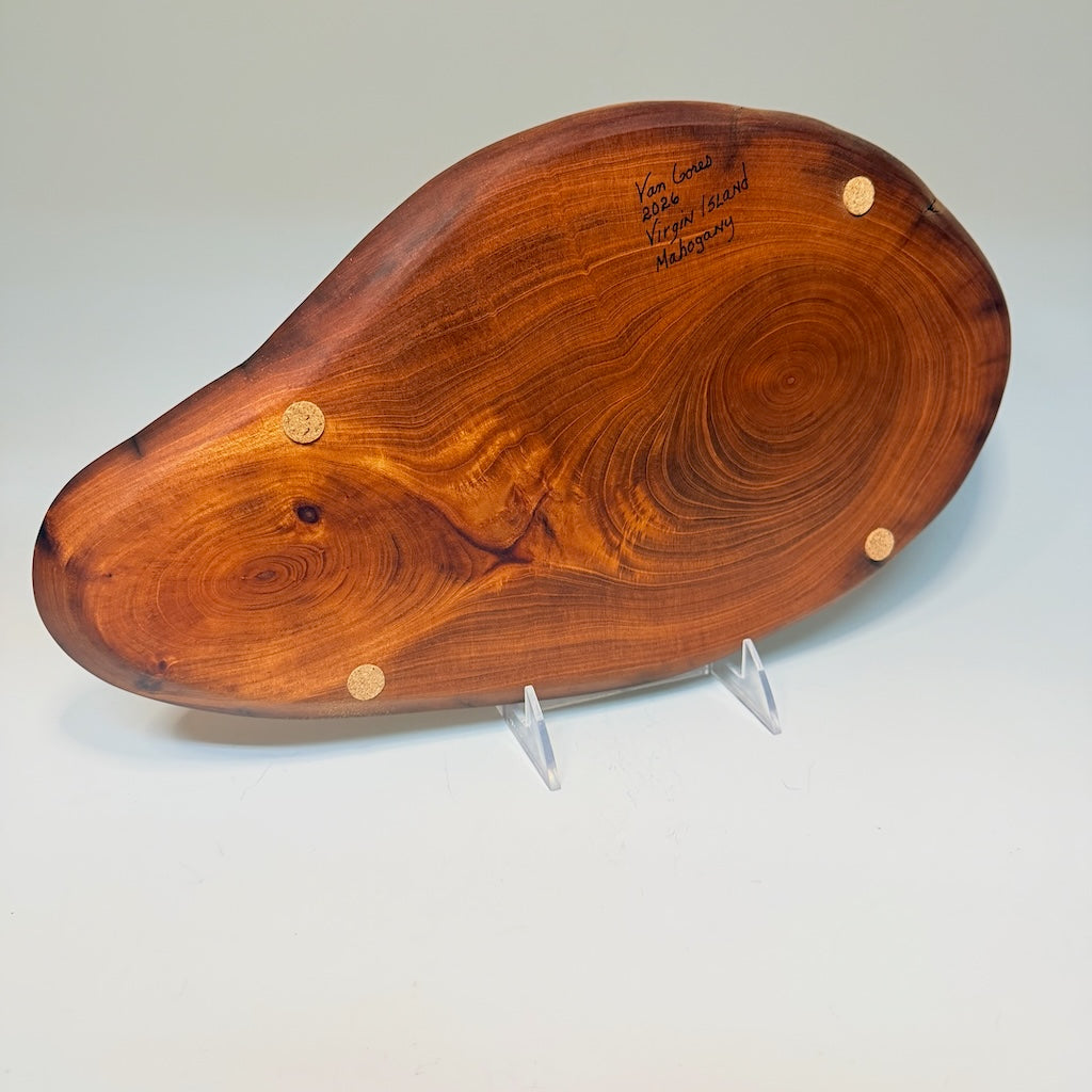 MAHOGANY SERVING TRAY I