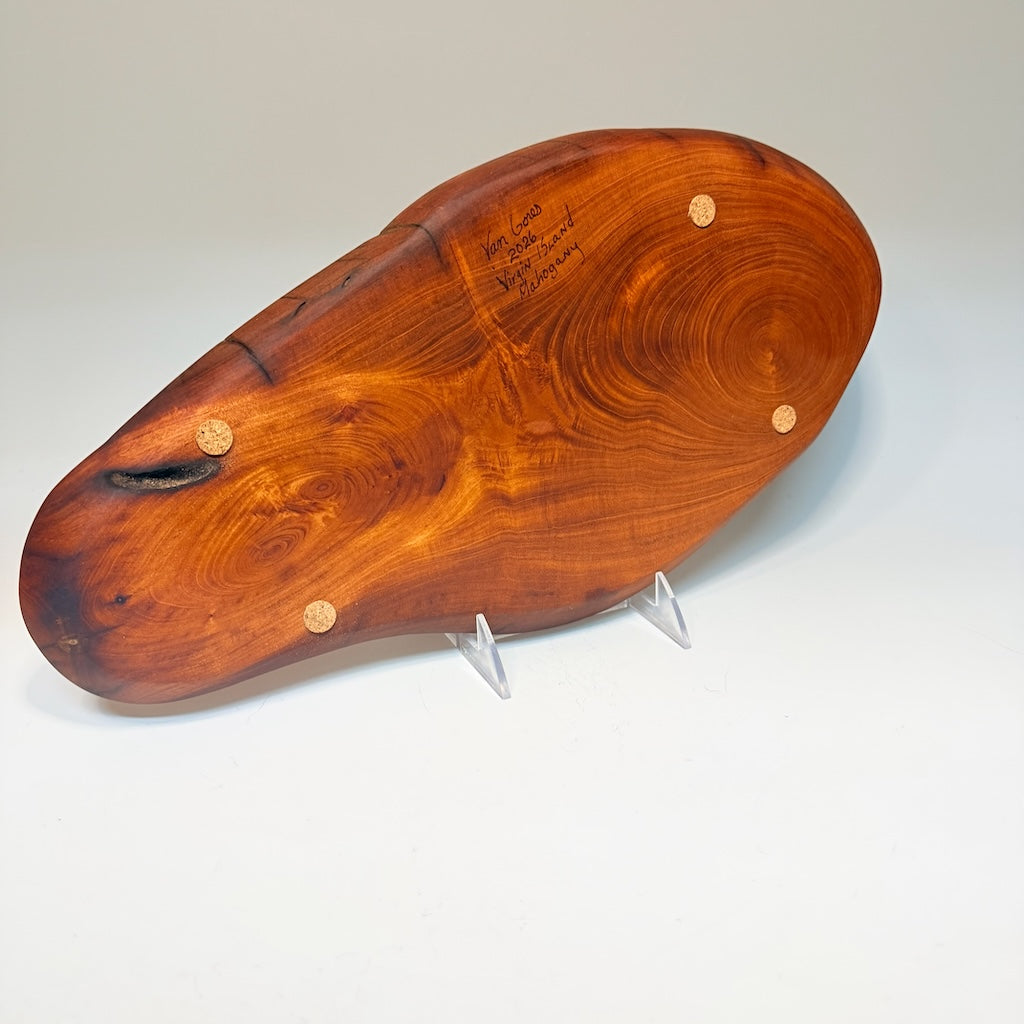 MAHOGANY SERVING TRAY II