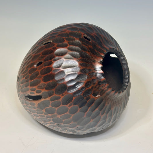 "SEEKING PURPOSE" MIXED MEDIA WOOD SCULPTURE HVG729