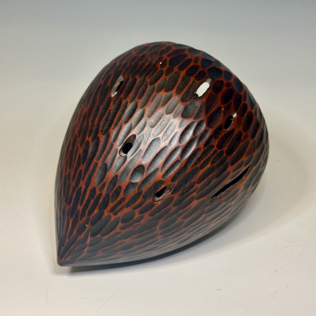 "SEEKING PURPOSE" MIXED MEDIA WOOD SCULPTURE HVG729