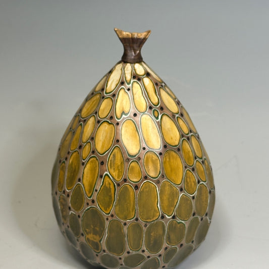 "REMEMBRANCE" MIXED MEDIA WOOD SCULPTURE HVG830