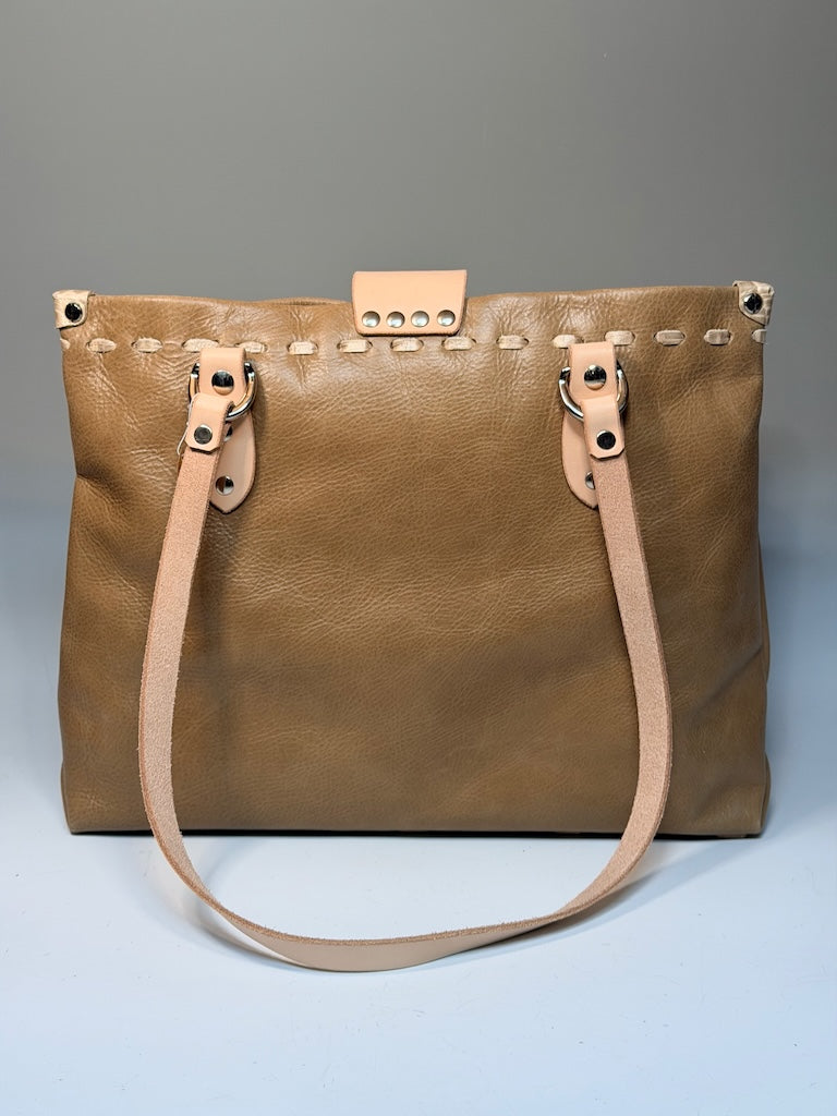 PINEAPPLE LEATHER TOTE BAG II205