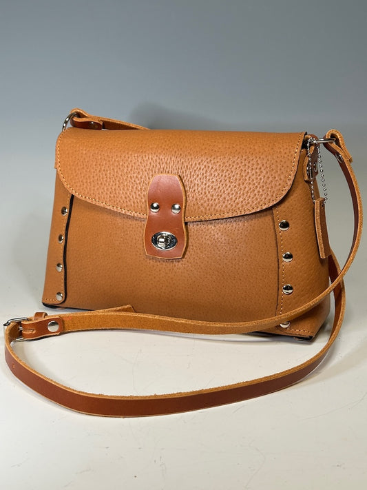 BUTTERSCOTCH PIGSKIN LEATHER FLAP BAG II312