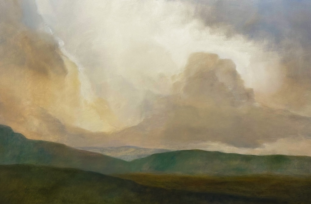 "LIGHTSTORM" ORIGINAL OIL/FRAMED