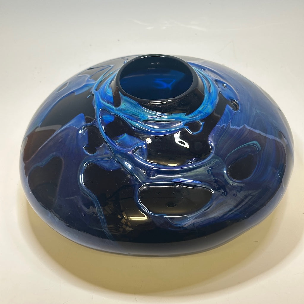 BLACK GALAXY GLASS VESSEL 5