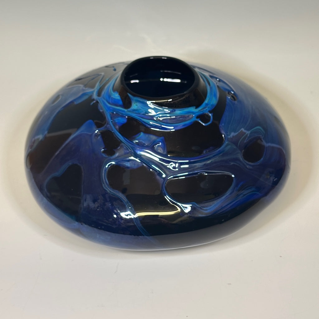 BLACK GALAXY GLASS VESSEL 6