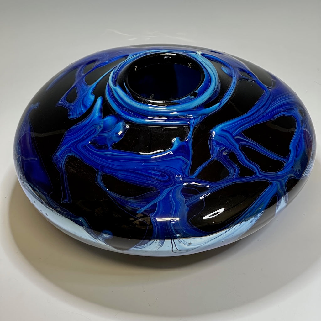 BLACK GALAXY GLASS VESSEL 2