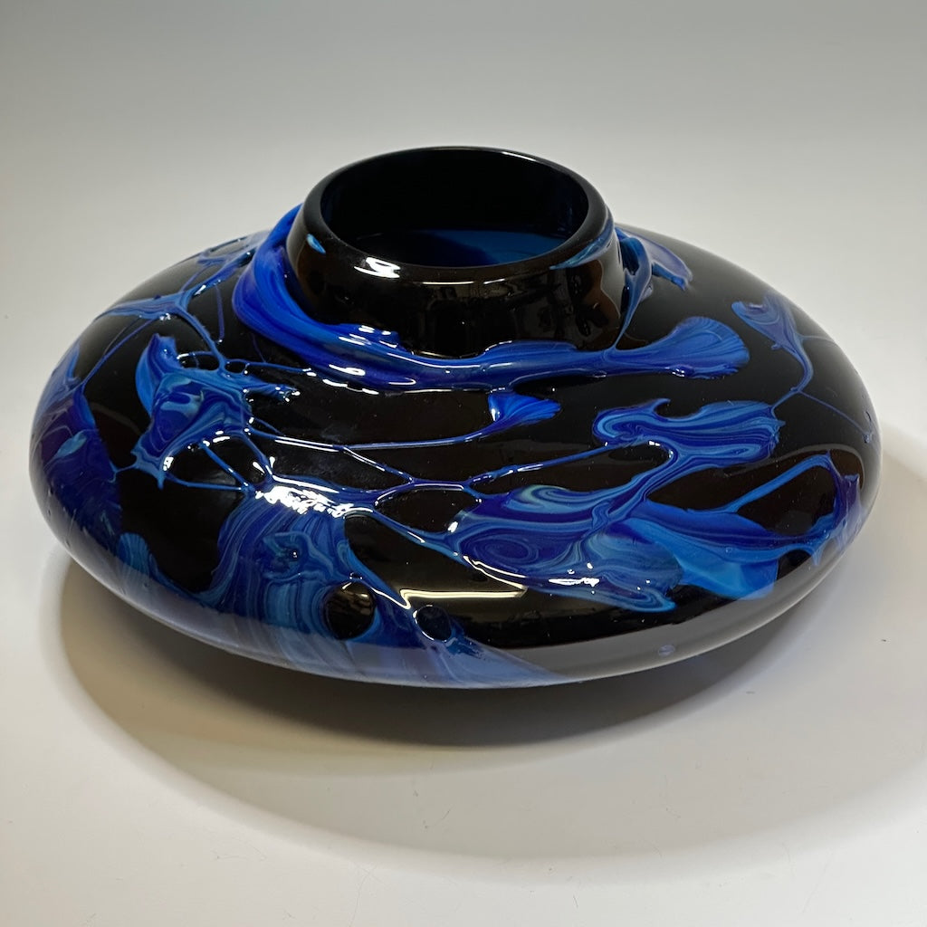 BLACK GALAXY GLASS VESSEL 3