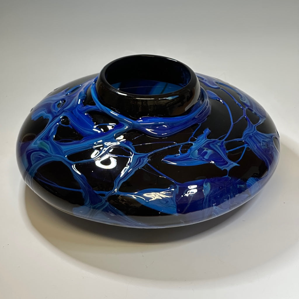 BLACK GALAXY GLASS VESSEL 3