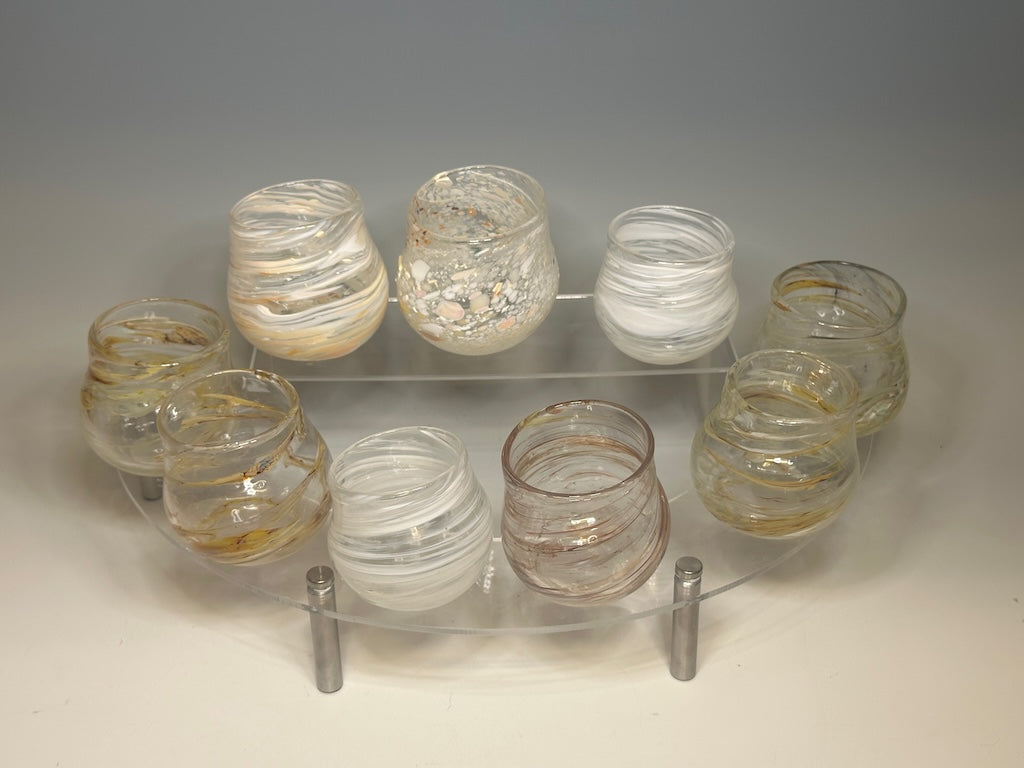 HAND BLOWN "TIPLER" GLASSES
