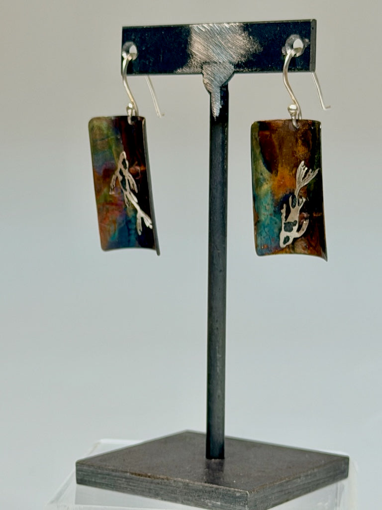 ARTS AND CRAFTS INSPIRED KOI EARRINGS JH151