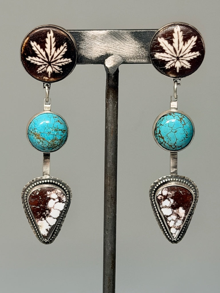 FRIDA KAHLO "WINGS TO FLY" EARRINGS JH173