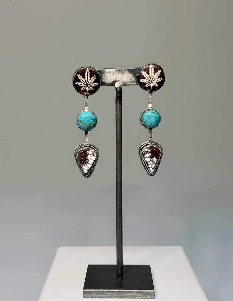 FRIDA KAHLO "WINGS TO FLY" EARRINGS JH173