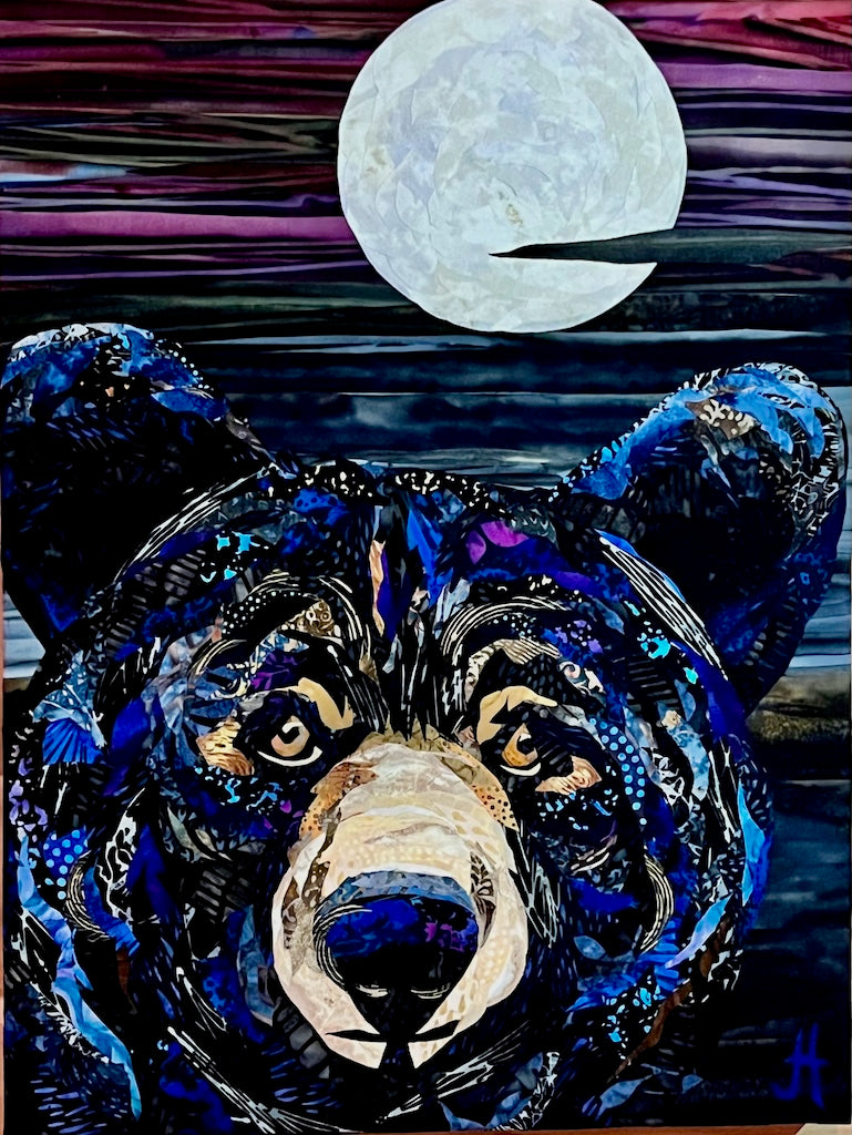 "ISAAC" FIBER FUSION WALL HANGING/FRAMED