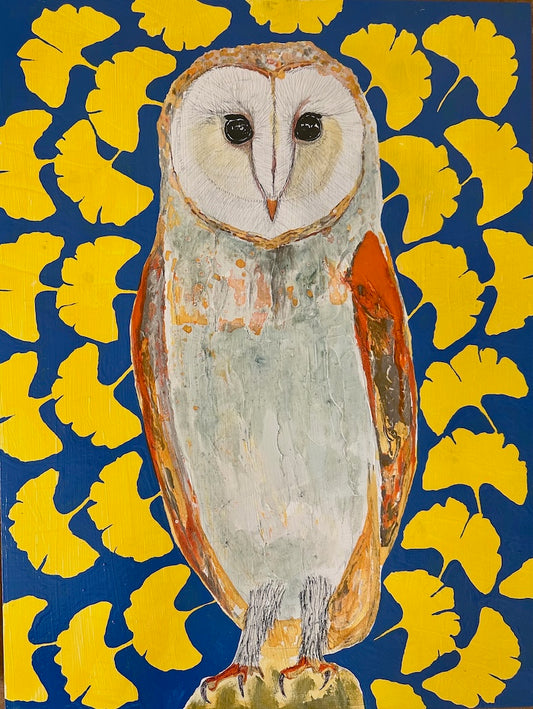 "PERFECT MOMENT"  Original Mixed Media Painting on Board/Framed