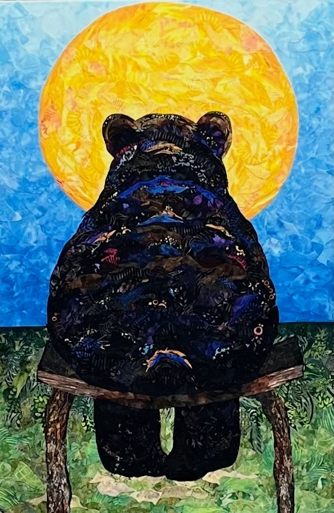 "SUNSHINE ON MY SHOULDERS MAKES ME HAPPY" FIBER FUSION WALL HANGING