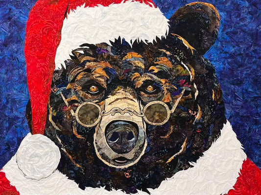 "SANTA CLAWS" FIBER FUSION WALL HANGING