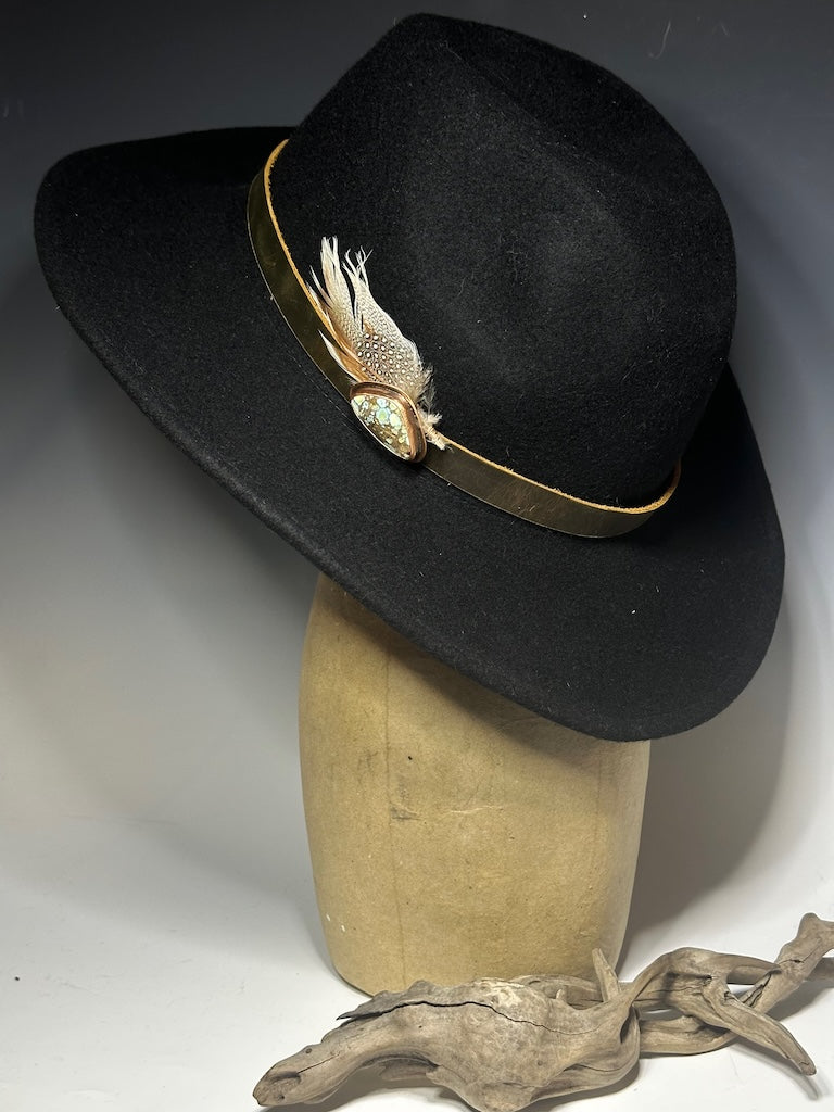 TURQUOISE HAT BAND JK170