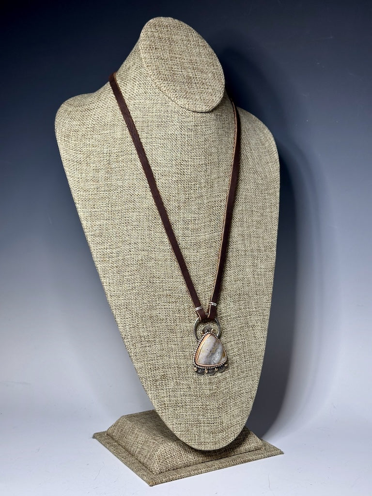 SUNSET JASPER NECKLACE JK183