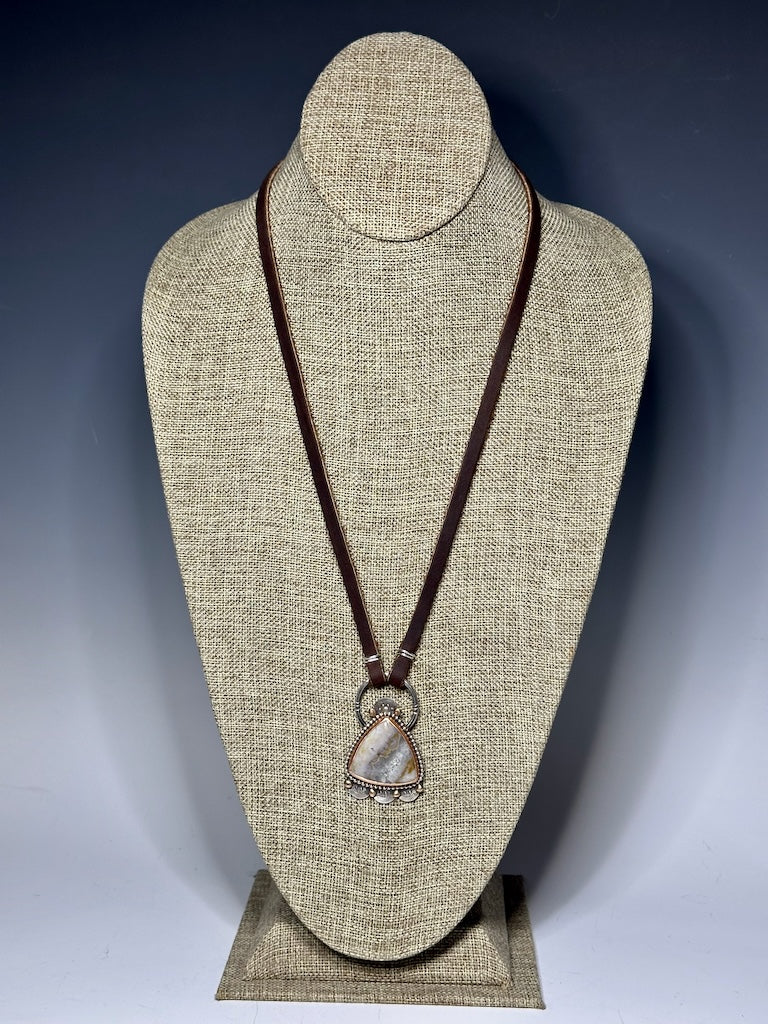 SUNSET JASPER NECKLACE JK183