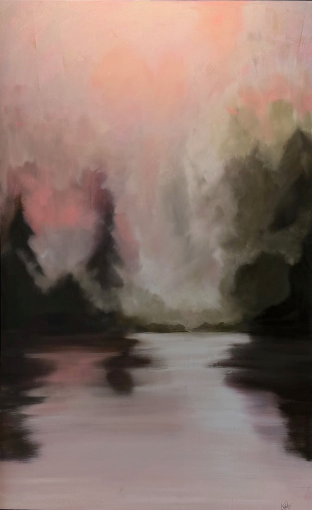 "AURA" ORIGINAL OIL PAINTING ON CANVAS/FRAMED