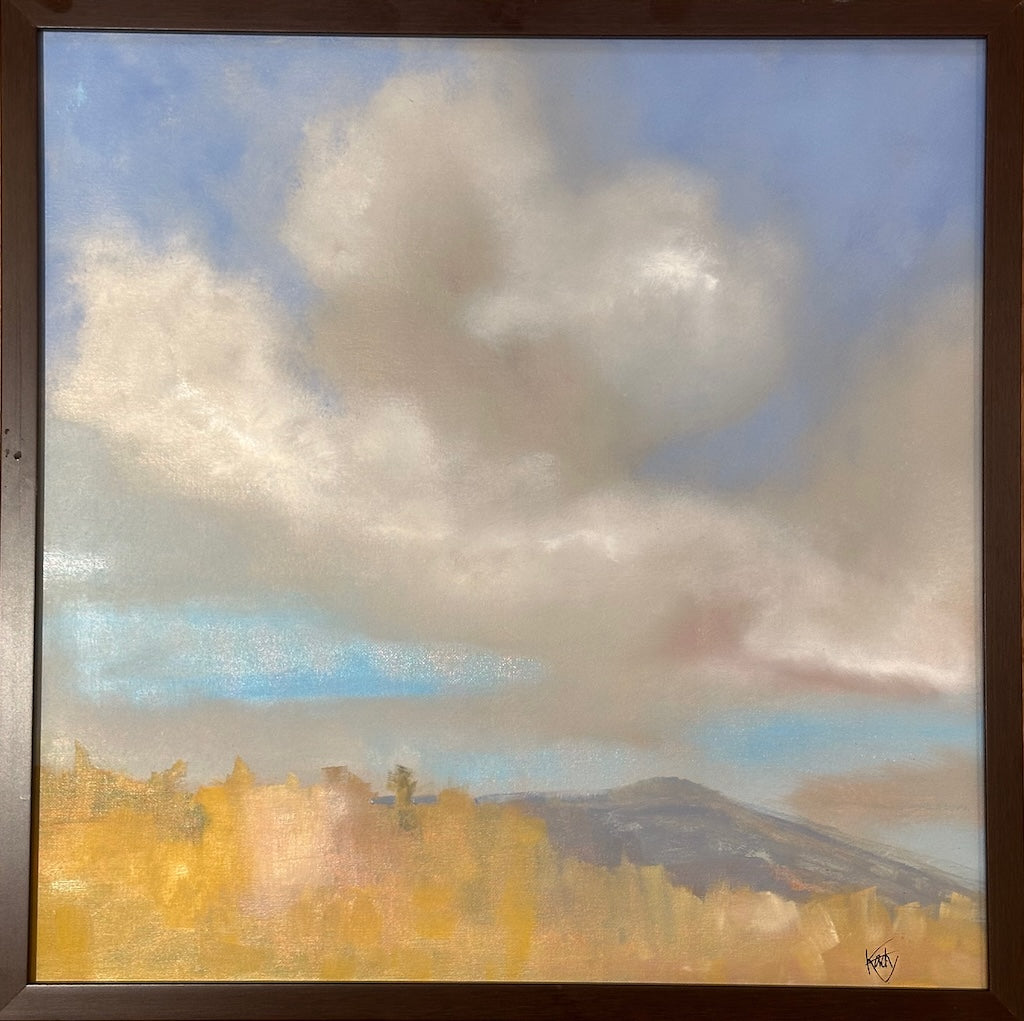 "CLOUD RISING I" ORIGINAL OIL PAINTING ON CANVAS/FRAMED