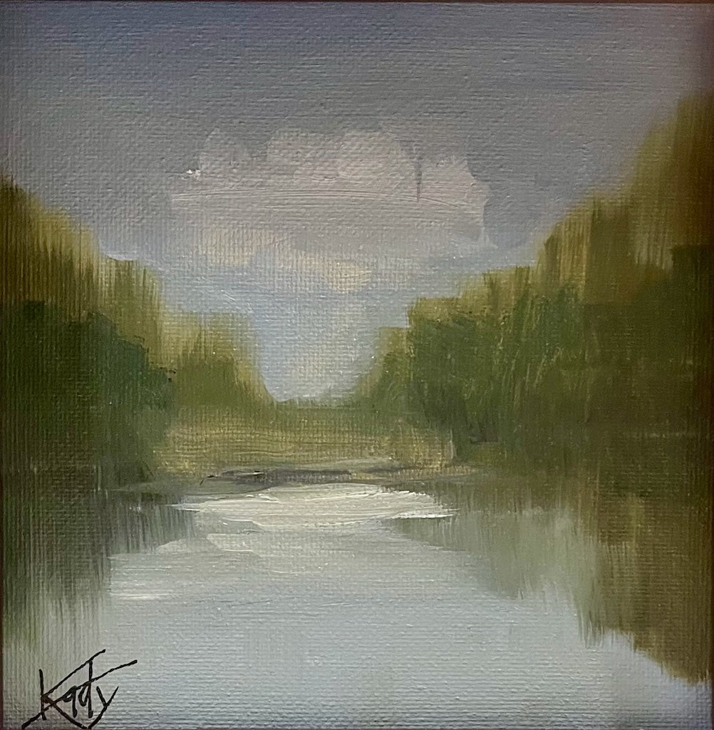 "JUNE" ORIGINAL OIL PAINTING ON CANVAS/FRAMED