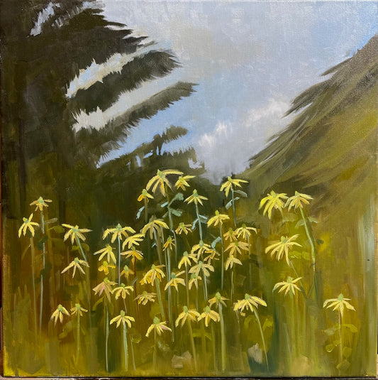 "REFLECTION ROOM" ORIGINAL OIL PAINTING ON CANVAS/FRAMED