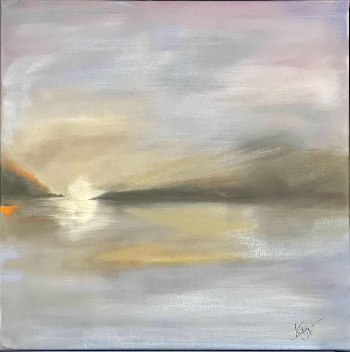 "EARLY LIGHT" ORIGINAL OIL PAINTING ON CANVAS/FRAMED